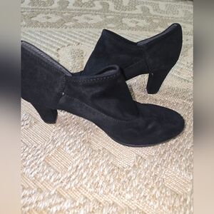 AEROSOLES Black Heeled Boots for Women